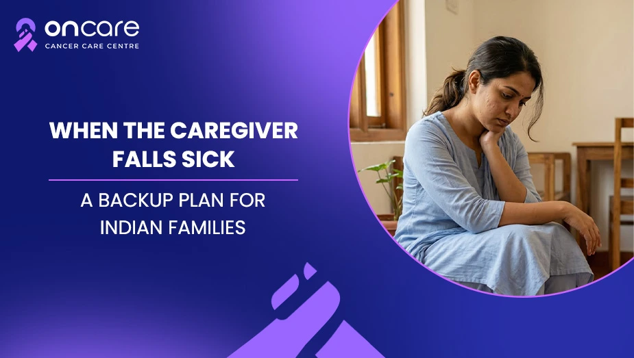 caregiver falls sick